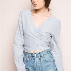 Brandy Melville Wrap Top